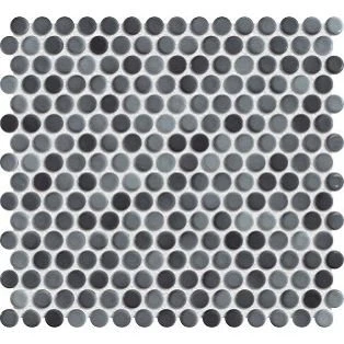 Siniset pyöreät mosaiikkilaatat
